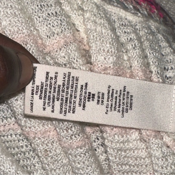 FREE PEOPLE Dreamland XS Knit Cardigan Sweater Bell Sleeve Cropped Linen Blend - Picture 9 of 12